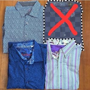 Set of 3 Robert Graham shirts